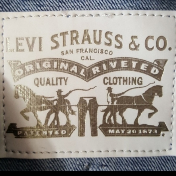 Levi Strauss Trucker Denim Jean Jacket Stud XS - Picture 3 of 7